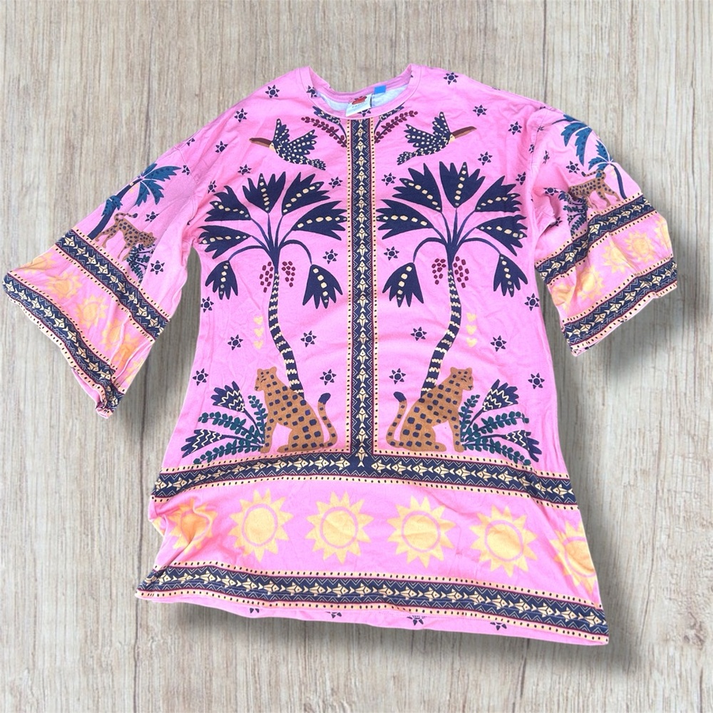Farm Rio x Anthropologie Shift Tunic Dress Jungle print - Picture 2 of 7